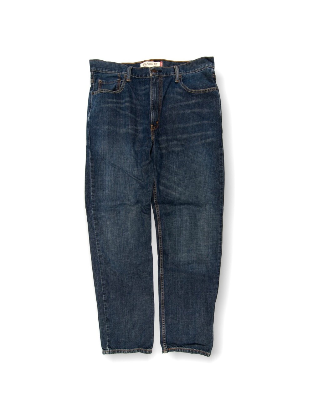 Levi's 550 Jeans Mens 36x34 Dark Wash Blue Denim Relaxed Fit Straight Leg